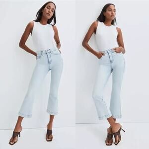 VERONICA BEARD SKY Carson Ankle Flare High Rise Jeans Sz 32 - 34 x 27.5 NWT $268